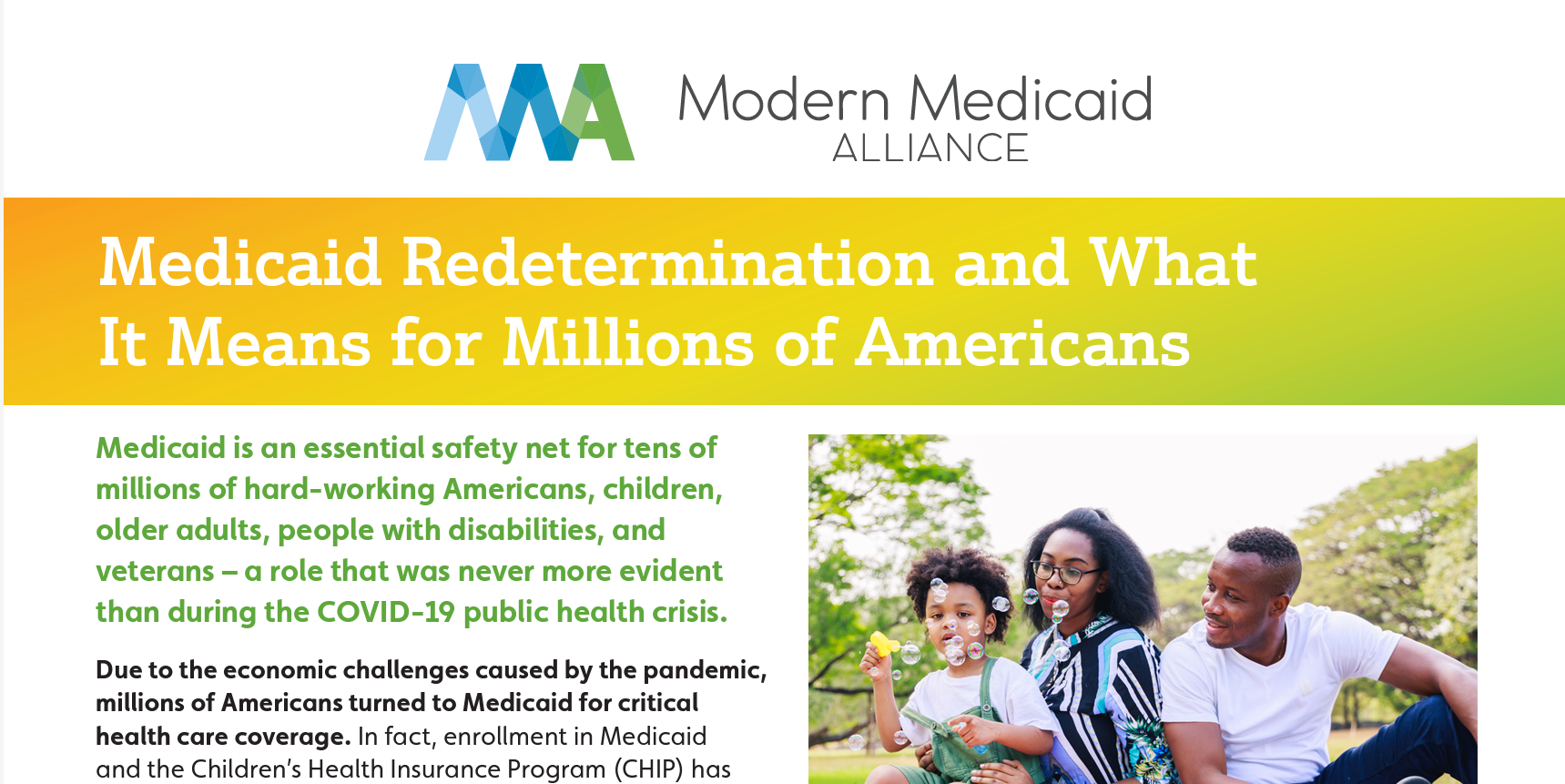Medicaid Redetermination and What It Means for Millions of Americans