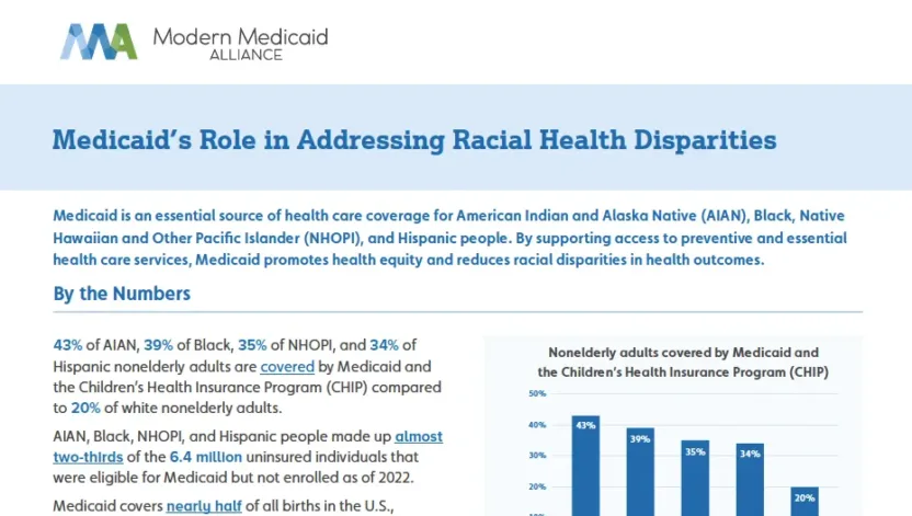 Medicaid’s Role in Addressing Racial Health Disparities - Modern ...